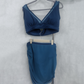 Women's High Waisted Mesh Bikini Set