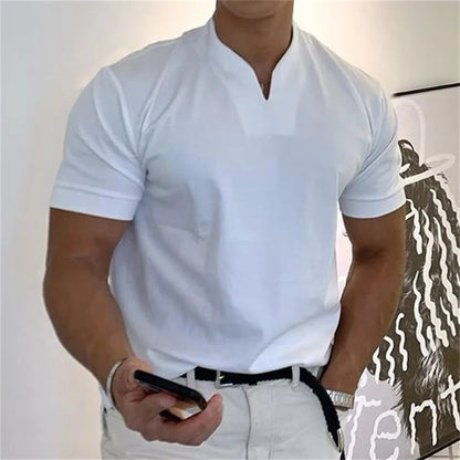 Camiseta de fitness de manga corta para hombres Gentleman's Business