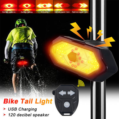 🚲 Wireless Bicycle Turn-Signal Taillight with Remote