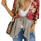 💎 50% OFF! 💎 Women's Floral Kimono Cardigan – Ruffle Sleeves, Tie-Front & Boho Flowy Cover-Up for Beach & Summer Days 🌸🌊