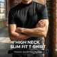 🔥All Colors 💖 Men's High Neck Slim Fit T-shirt