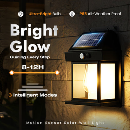 💡🎉 50% OFF! Solar Wall Light with Motion Sensor – Weatherproof, Auto On/Off, Easy Install for Garden & Pathway 🌟