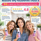 [Ultra-Powerful Stain Removal in 3 Seconds] No-Scrub Multifunctional Bathroom Cleaning Spray