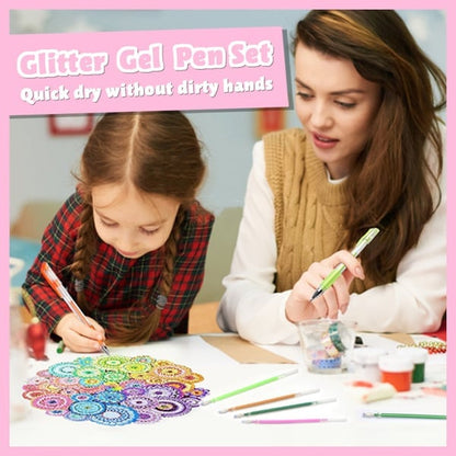 ✨ Glitter Gel Pen Set – 8 / 12 / 18 Colors