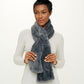 Sprigs Faux Fur Pull-Through Scarf with Zipper Pocket