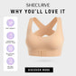 ⚡Front Closure Cross-Back Wireless Posture Bra