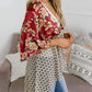 💎 50% OFF! 💎 Women's Floral Kimono Cardigan – Ruffle Sleeves, Tie-Front & Boho Flowy Cover-Up for Beach & Summer Days 🌸🌊