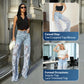 ⏳Time-limited Special-50% OFF⏰Fashion Lace Patchwork Denim Jeans