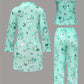 Comfy 3-Piece Pajama Set – Robe, Camisole & Long Pants