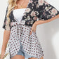 💎 50% OFF! 💎 Women's Floral Kimono Cardigan – Ruffle Sleeves, Tie-Front & Boho Flowy Cover-Up for Beach & Summer Days 🌸🌊