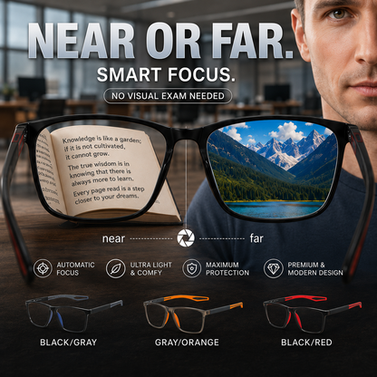 Smart glasses with autofocus, developed by a glasses manufacturer with centuries of history!