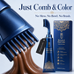 Hair dye comb for use with herbal dyes for home use.