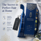 Hair dye comb for use with herbal dyes for home use.