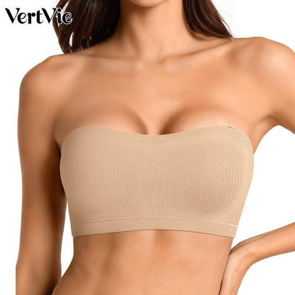 💜BUY 1 GET 1 FREE &💜Strapless, wire-free bra with crossover side closure