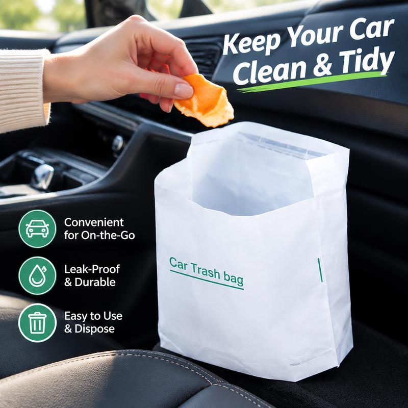 Self-adhesive car trash bags - image 1