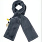 Sprigs Faux Fur Pull-Through Scarf with Zipper Pocket