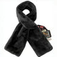 Sprigs Faux Fur Pull-Through Scarf with Zipper Pocket