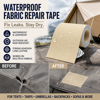 Self-adhesive tarpaulin repair patc
