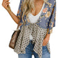 💎 50% OFF! 💎 Women's Floral Kimono Cardigan – Ruffle Sleeves, Tie-Front & Boho Flowy Cover-Up for Beach & Summer Days 🌸🌊
