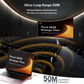 Upgraded Type C Wireless HDMI Transmitter and Receiver, 50M, Ultra 4K Decode Input 1080P@60Hz Output, Plug&Play 5G+2.4G and Audio for Phone/Tablet/Laptop/PC to Monitor/Projector/TV Box
