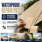 Self-adhesive tarpaulin repair patc