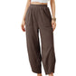 🎉Hot Sale 49% OFF🎉Women's casual ankle trousers with loose fit and elasticated waist