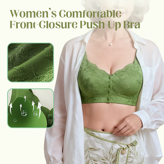 🏆Comfort Front-Clasp & Wire-Free Seamless Bra🌿🌿