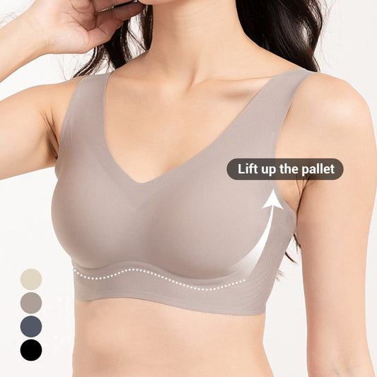 High Stretch Wide Straps Seamless Supportive Bra