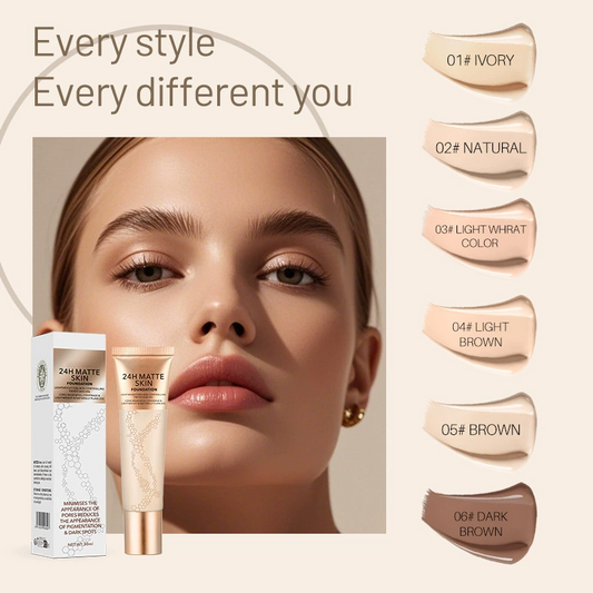 Long-lasting matte moisturizing foundatio