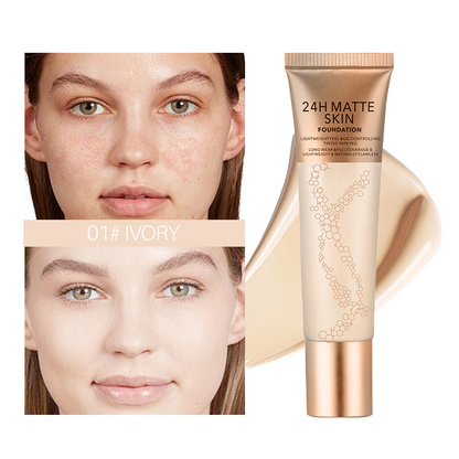 Long-lasting matte moisturizing foundatio