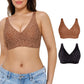💗LAST DAY PROMOTION - 50% OFF💗Elegant, breathable leopard print bra for everyday wear