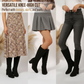 Women's Chunky Heel Pointed Toe Knee-High Boots