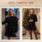 Women's Mock Neck Knit A-Line Mini Dress