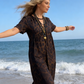 💎 -50% ON WOMEN'S V-NECK LEOPARD PRINT MAXI DRESS! 💎 Flowing Tiered Skirt, Flattering Waist & Short Sleeves ✨
