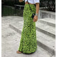 Casual Chic Leopard Print Long Skirt