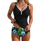 Women's Tummy Control Two-Piece Tankini Swimsuit