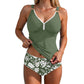 Women's Tummy Control Two-Piece Tankini Swimsuit