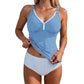 Women's Tummy Control Two-Piece Tankini Swimsuit