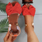 Stylish Pearl Ankle Strap Sandals