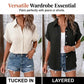 Women's Casual Short Sleeve Button-Down Shirt