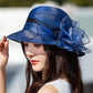 Elegant Wide Brim Flower UV Protective Hat