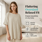 Women's Solid Color Loose Fit Boat Neck Top