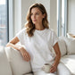 Women's Casual Crew Neck T-Shirt with Pocket