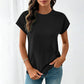 Women's Casual Crew Neck T-Shirt with Pocket