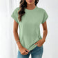 Women's Casual Crew Neck T-Shirt with Pocket