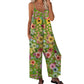 Women's Floral Print Wide Leg Jumpsuit