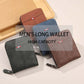Men's PU Leather Zip-Around Bifold Wallet