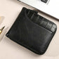 Men's PU Leather Zip-Around Bifold Wallet