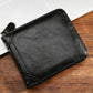 Men's PU Leather Zip-Around Bifold Wallet