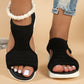 Comfortable, breathable, flat, open-toe sandals for women in summe